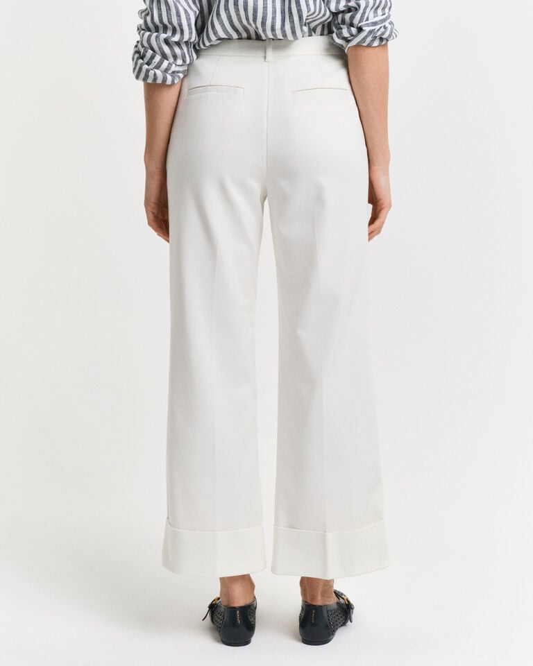 Gant Pantalones Arrugados Con Vuelta