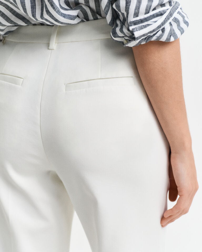 Gant Pantalones Arrugados Con Vuelta