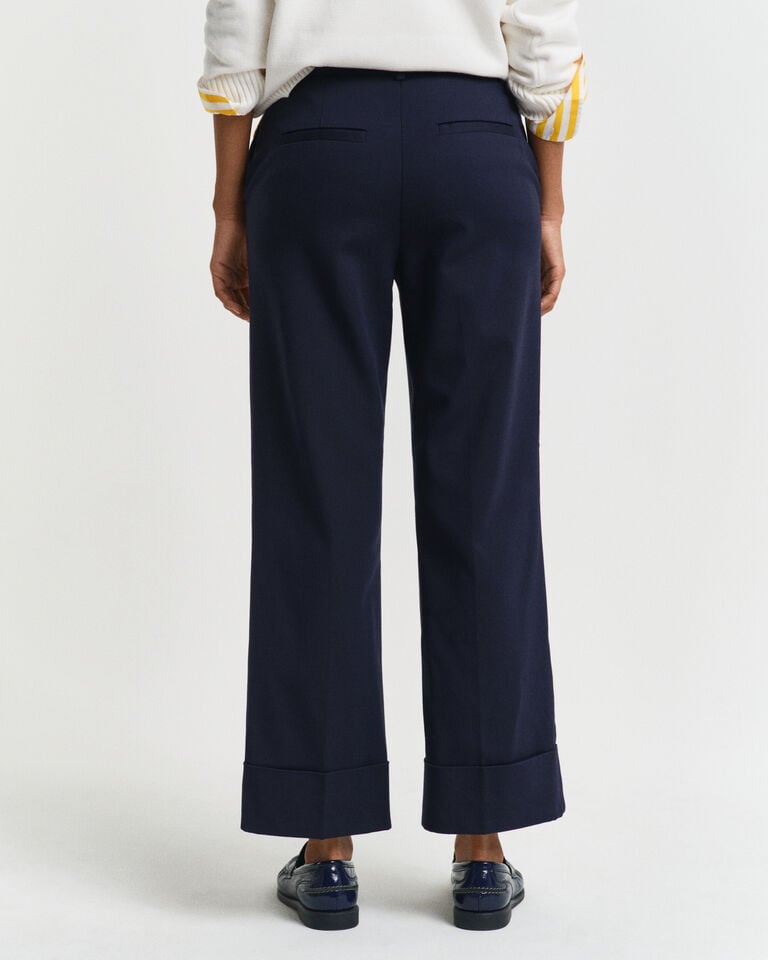 Gant Pantalones Arrugados Con Vuelta