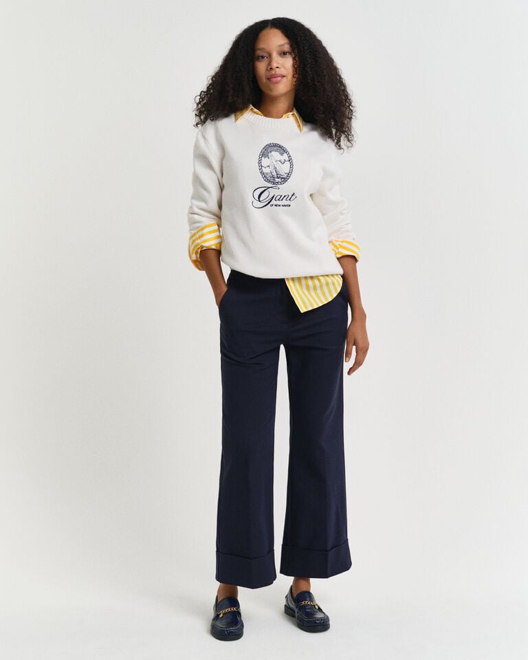 Gant Pantalones arrugados con vuelta