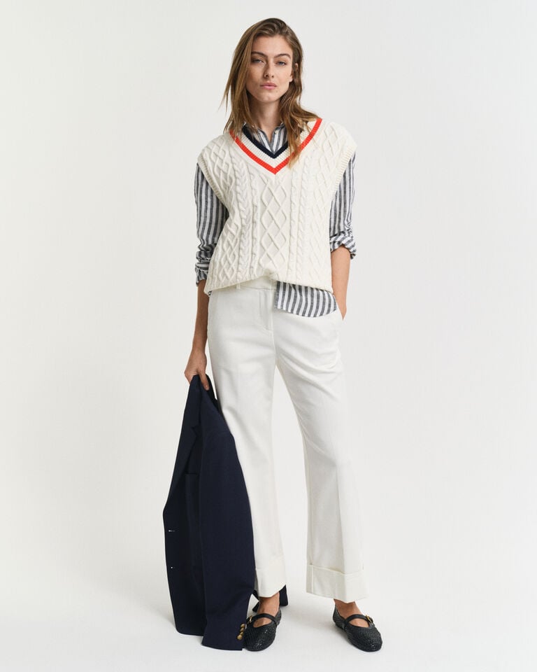 Gant Pantalones arrugados con vuelta