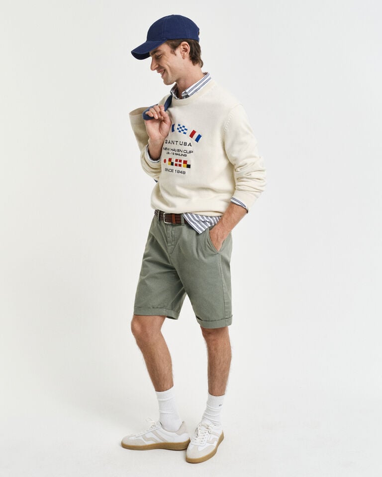 Gant Pantalones Chinos Cortos Regular Fit Sunfaded