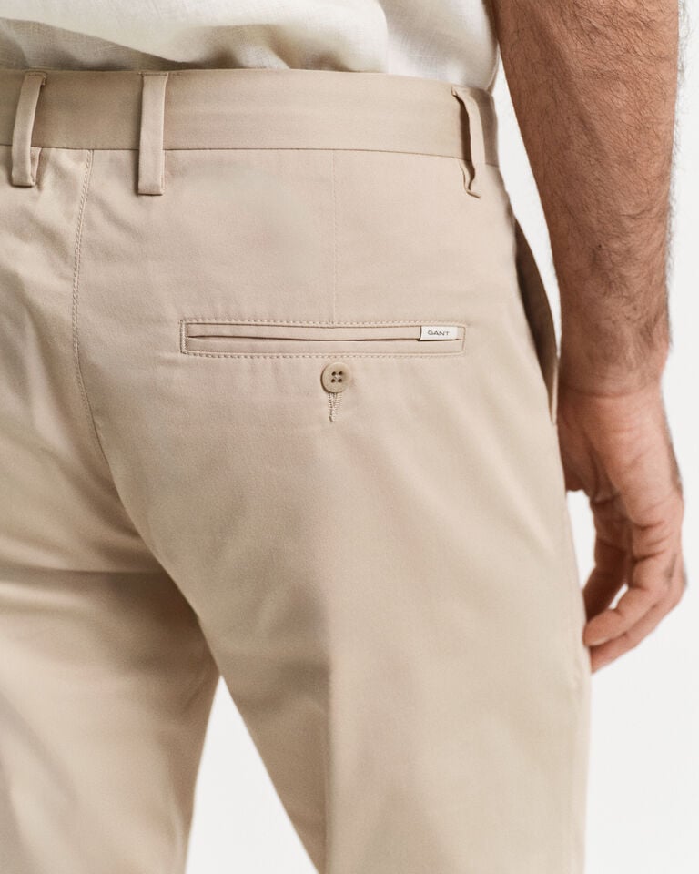 Gant Pantalones Chinos Deportivos Slim Fit