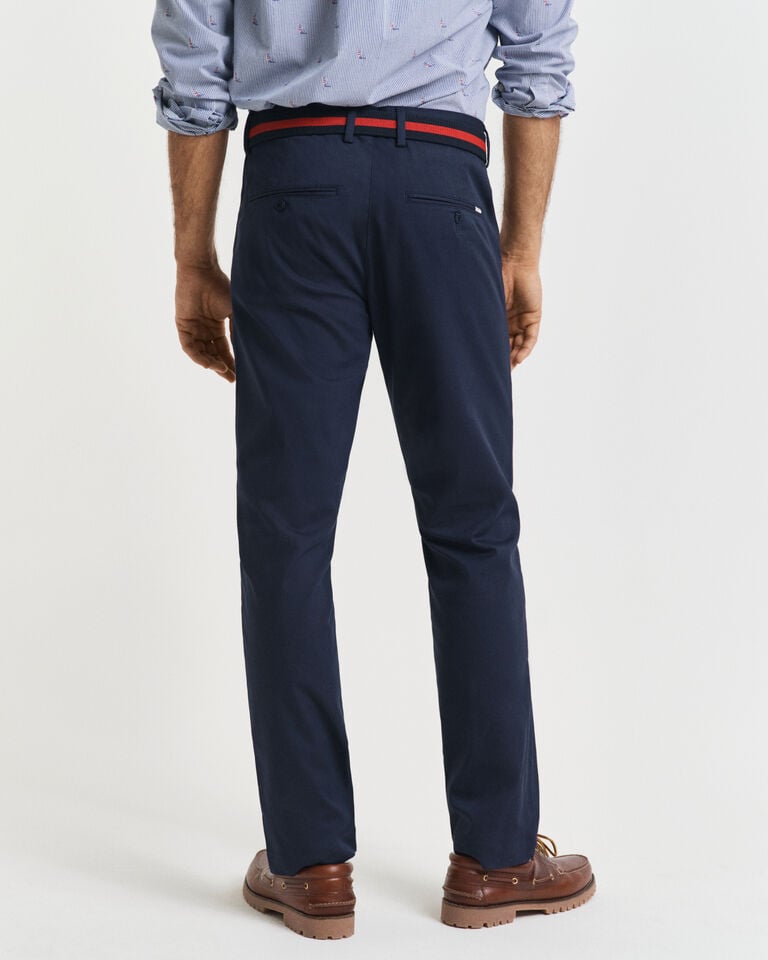 Gant Pantalones Chinos Deportivos Slim Fit