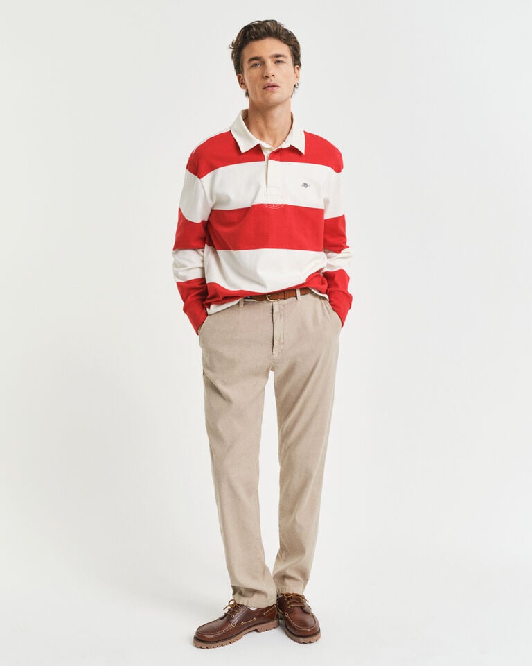 Gant Pantalones chinos Slim Fit de algodón y lino