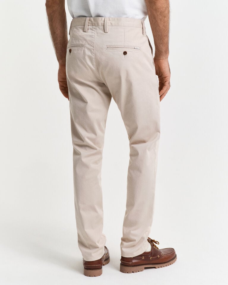 Gant Pantalones Chinos Slim Fit De Sarga