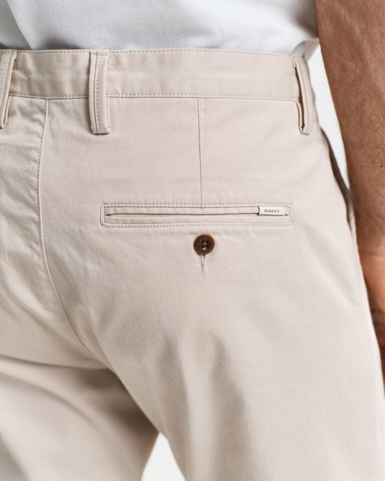 Gant Pantalones Chinos Slim Fit De Sarga