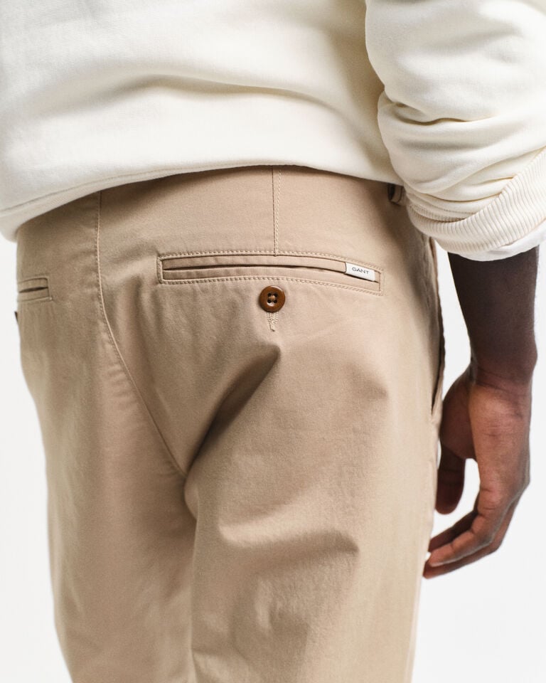 Gant Pantalones Chinos Slim Fit De Sarga