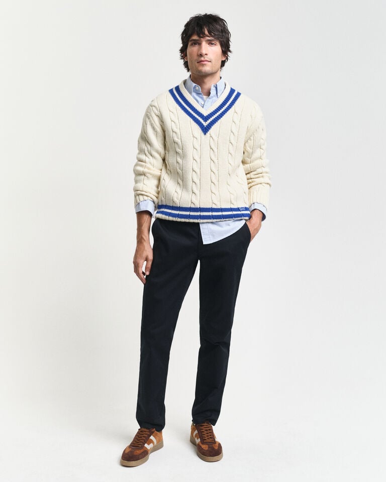 Gant Pantalones chinos Slim Fit de sarga