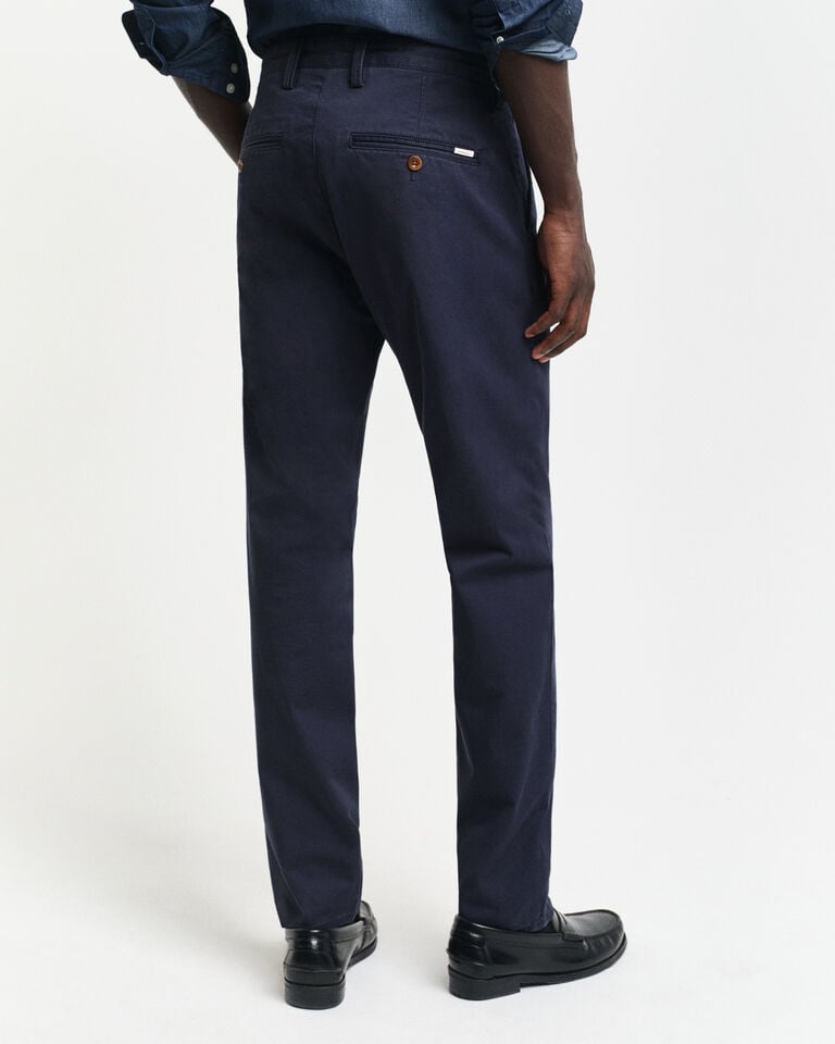 Gant Pantalones Chinos Slim Fit De Sarga