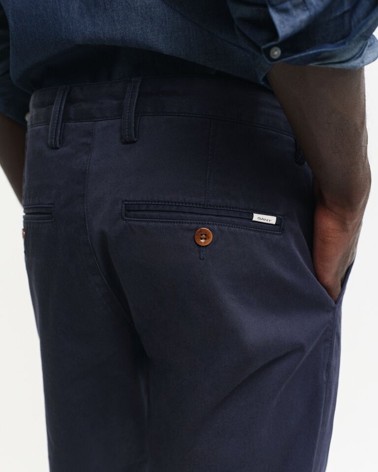 Gant Pantalones Chinos Slim Fit De Sarga