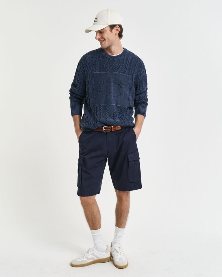 Gant Pantalones cortos cargo Relaxed Fit de sarga
