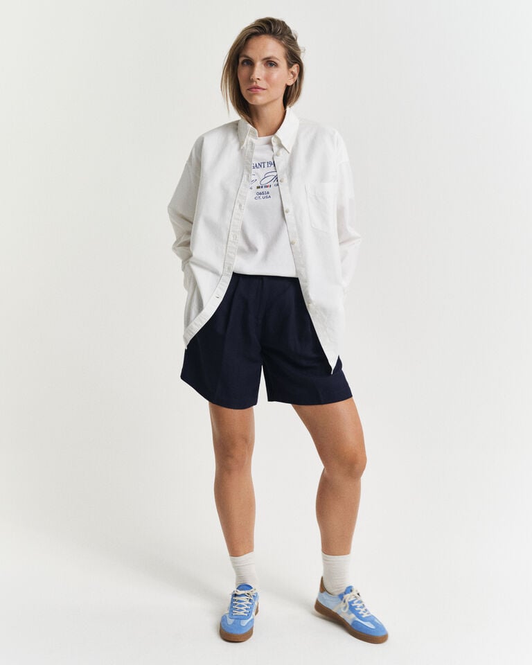 Gant Pantalones cortos entallados de lino