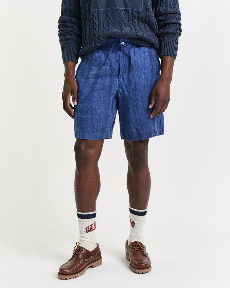 Gant Pantalones Cortos Relaxed Fit Resort De Lino