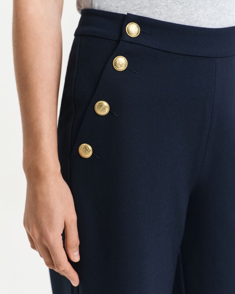 Gant Pantalones De Talle Alto Con Botones