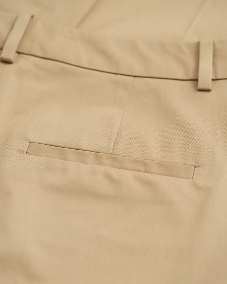 Gant Pantalones De Traje En Algodón