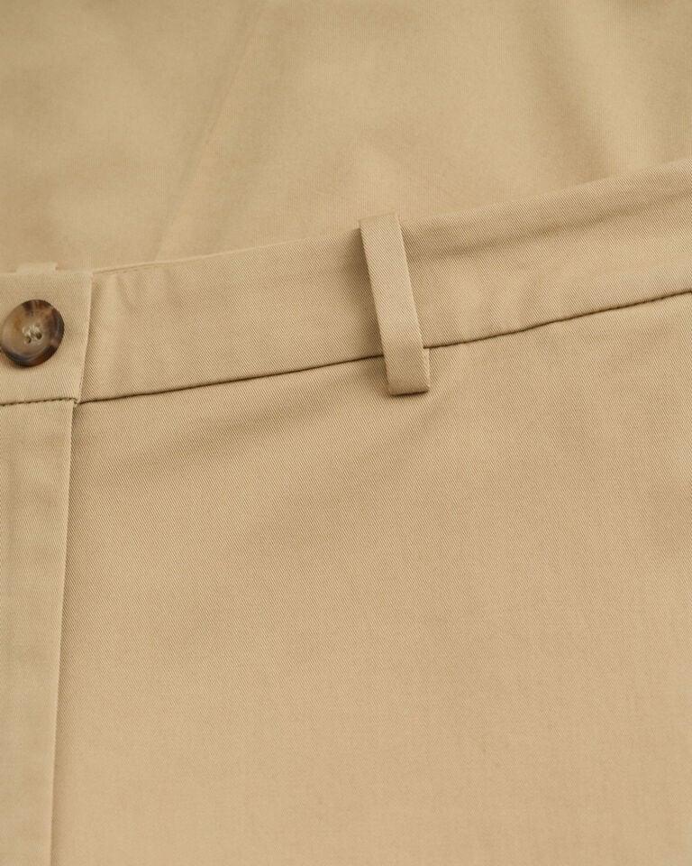 Gant Pantalones De Traje En Algodón
