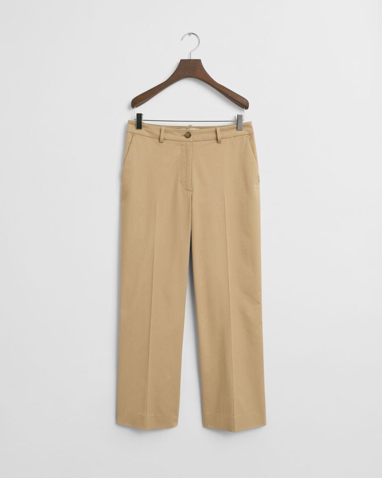 Gant Pantalones De Traje En Algodón