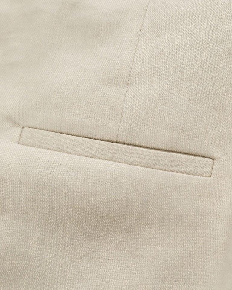 Gant Pantalones Entallados Elásticos De Lino