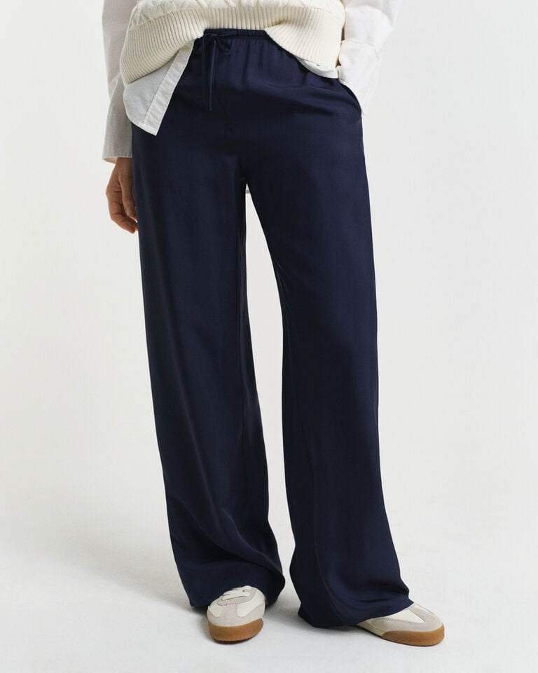 Gant Pantalones Relaxed Fit Con Cordón Ajustable
