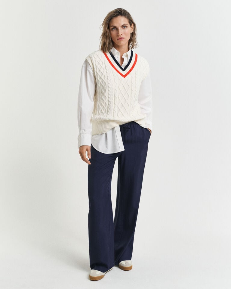 Gant Pantalones Relaxed Fit con cordón ajustable