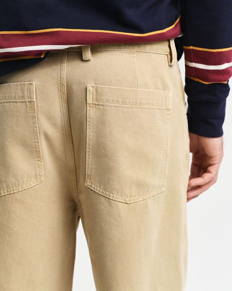 Gant Pantalones Relaxed Fit De Lona