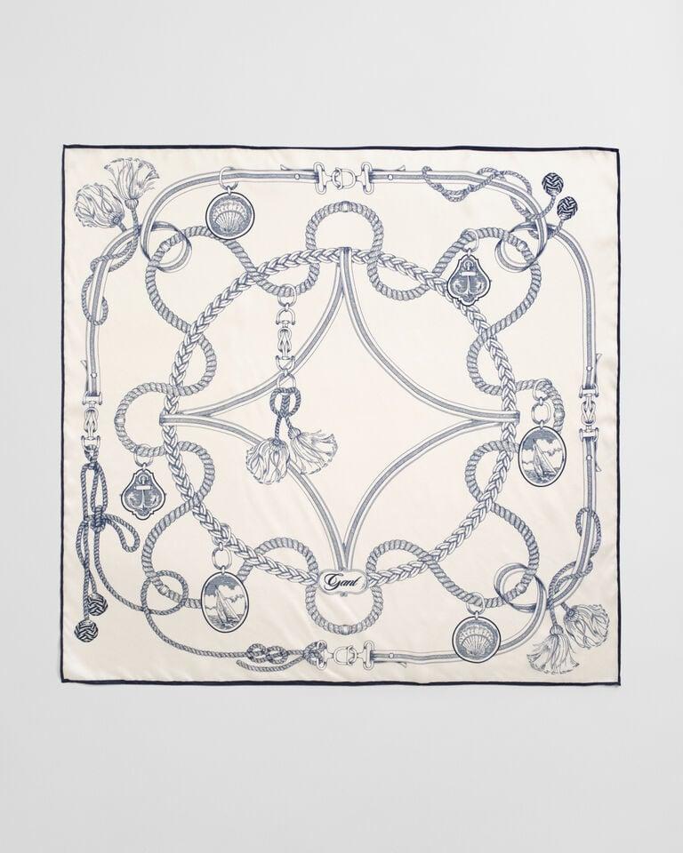 Gant Pañuelo De Seda Con Estampado Sailing