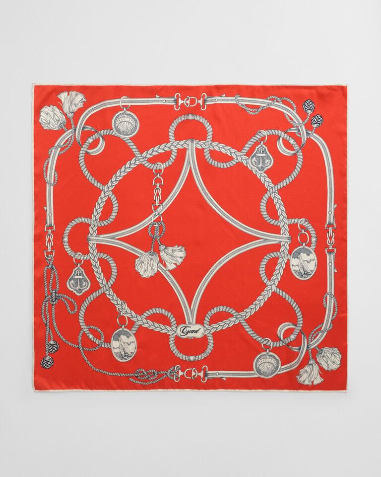 Gant Pañuelo De Seda Con Estampado Sailing
