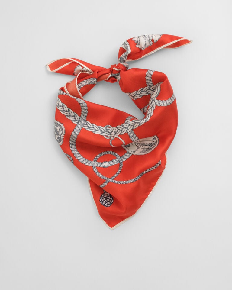 Gant Pañuelo De Seda Con Estampado Sailing