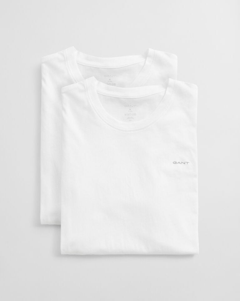 Gant Paquete de dos camisetas de cuello redondo