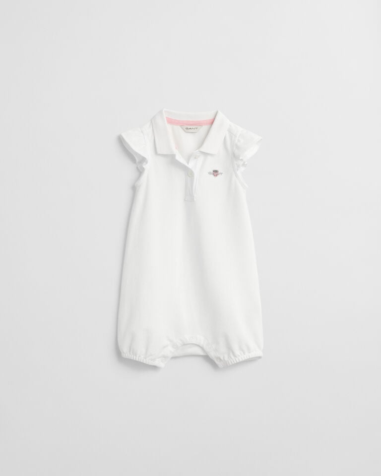 Gant Pelele de piqué con volantes Baby Girl