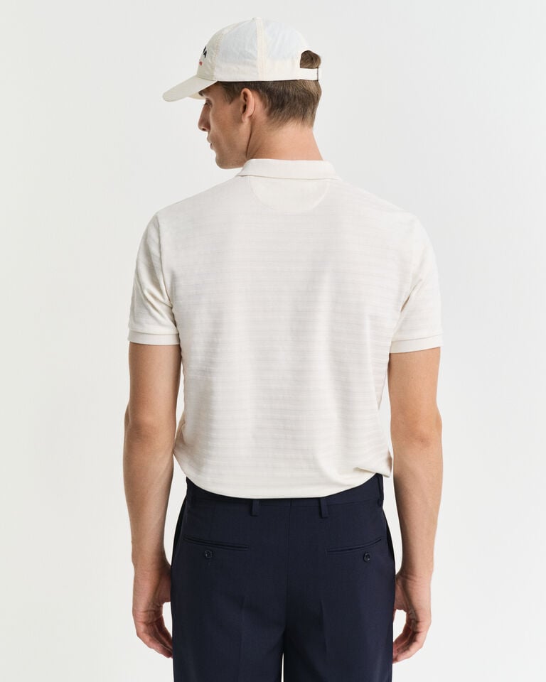 Gant Polo A Rayas Con Textura