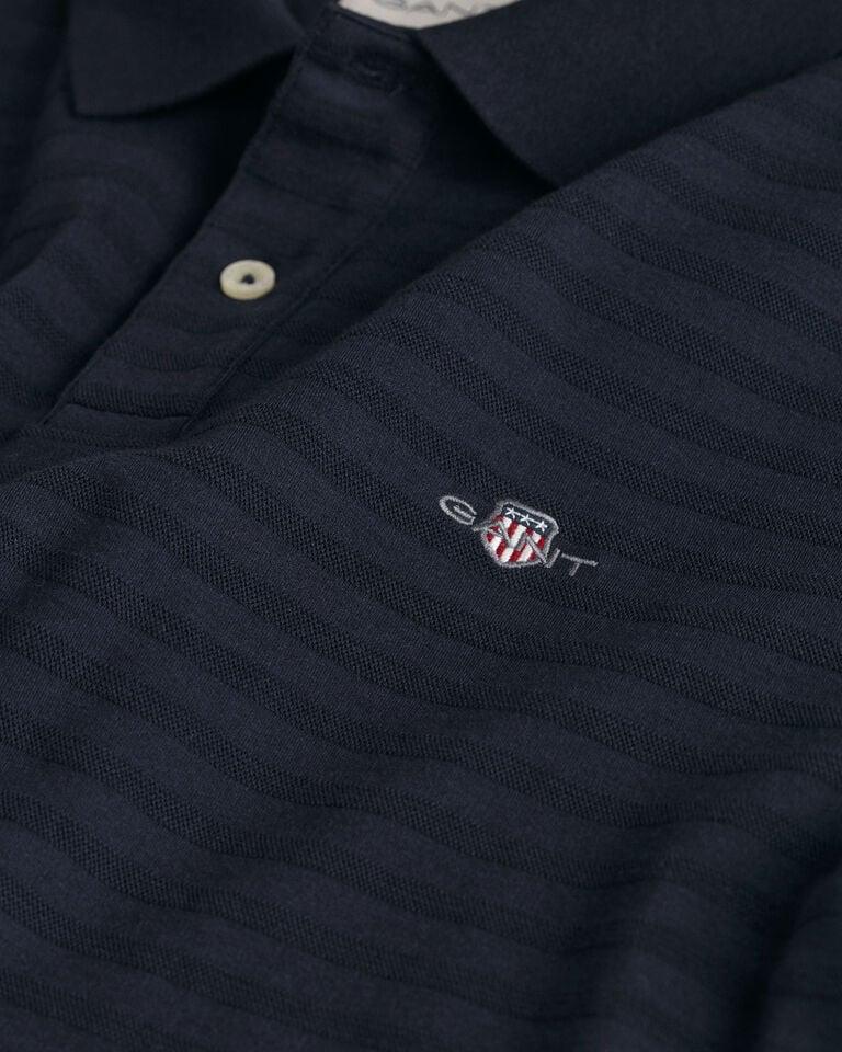 Gant Polo A Rayas Con Textura