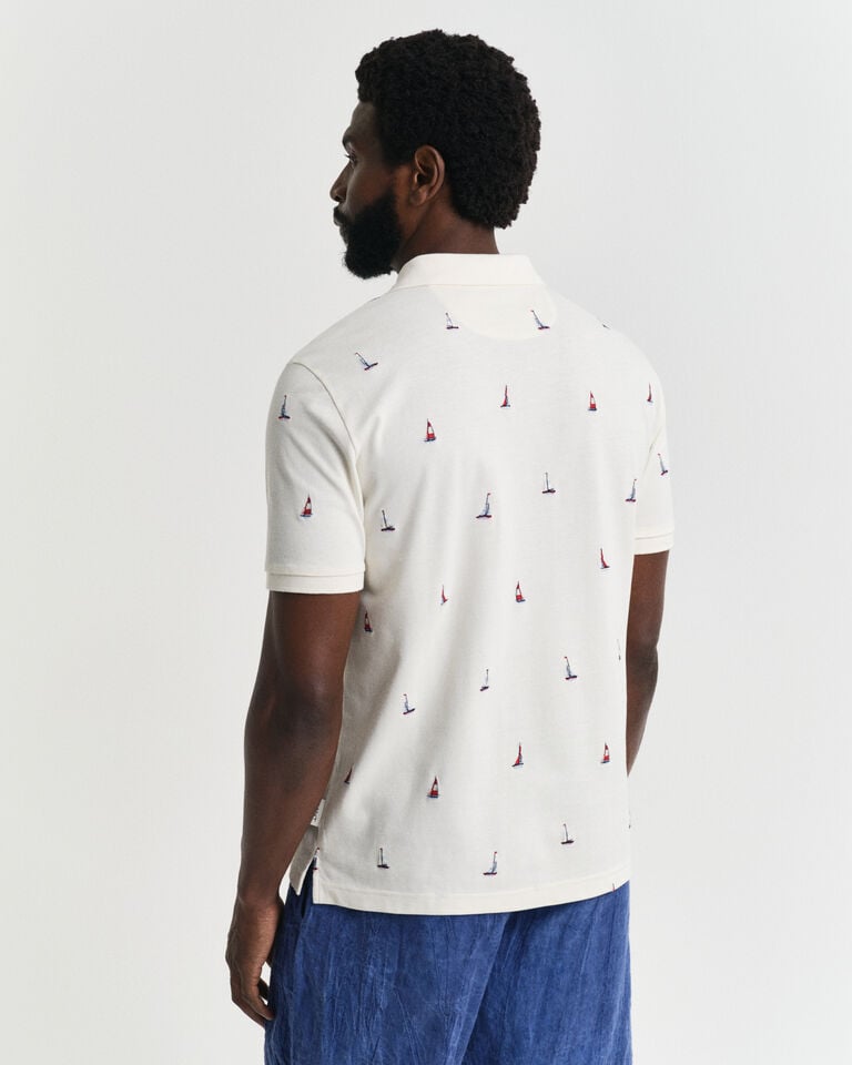 Gant Polo Boat Graphic Bordado