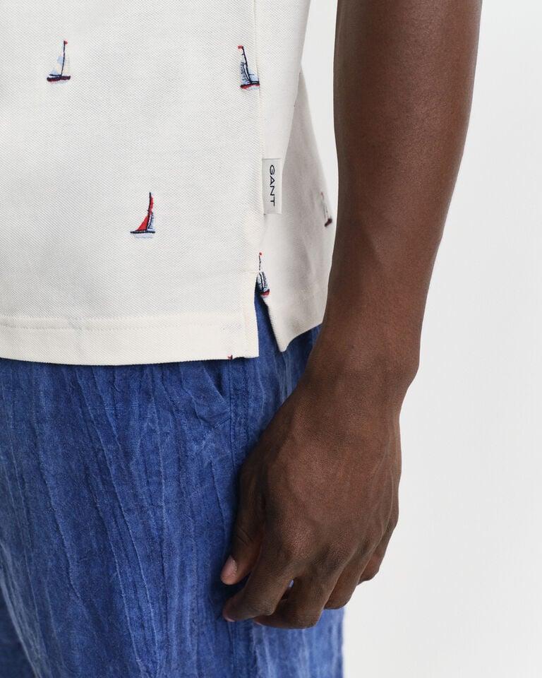 Gant Polo Boat Graphic Bordado