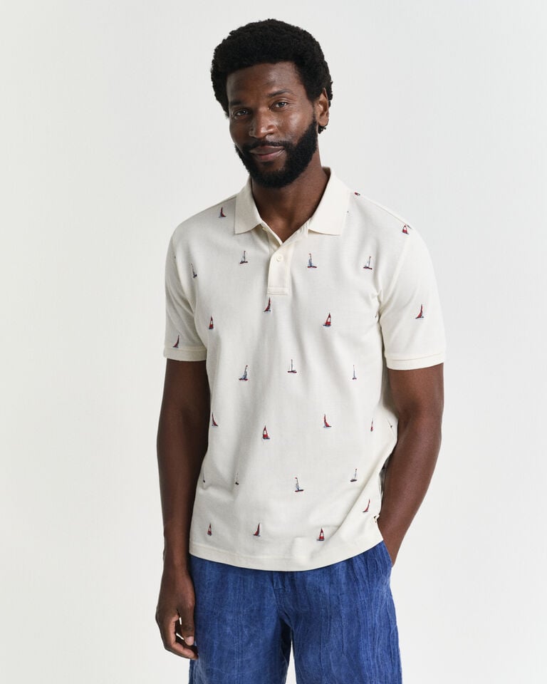 Gant Polo Boat Graphic bordado