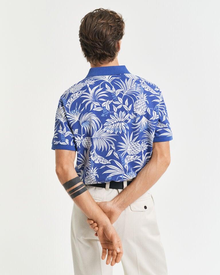 Gant Polo Con Estampado Tropical