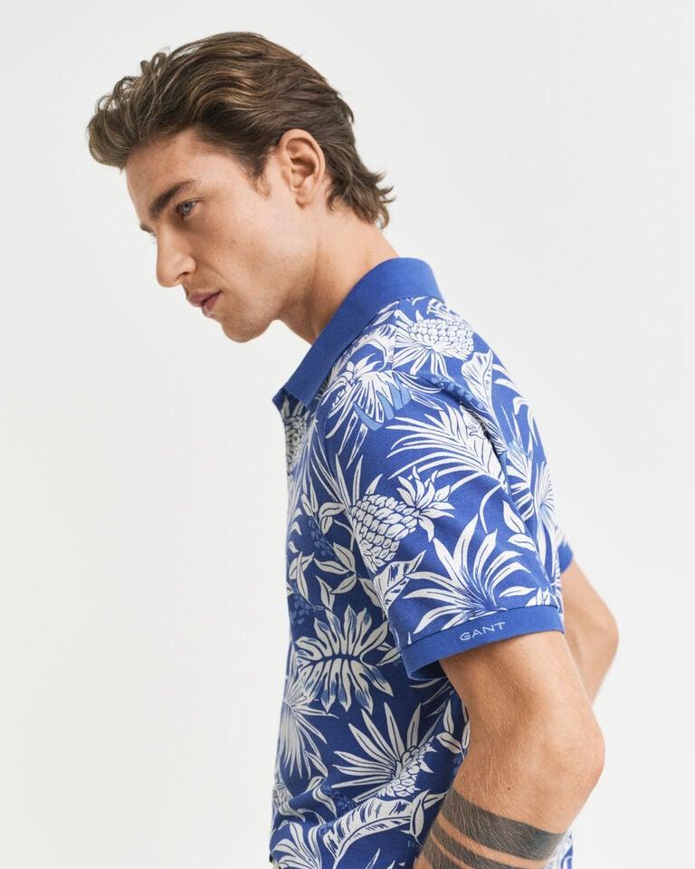 Gant Polo Con Estampado Tropical