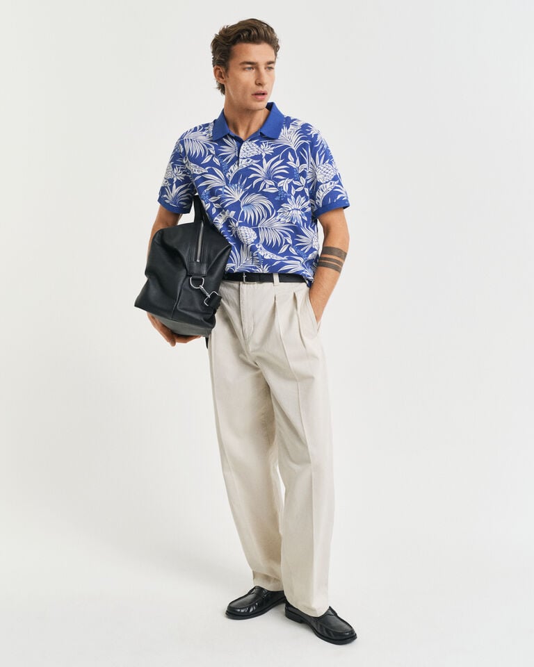 Gant Polo Con Estampado Tropical