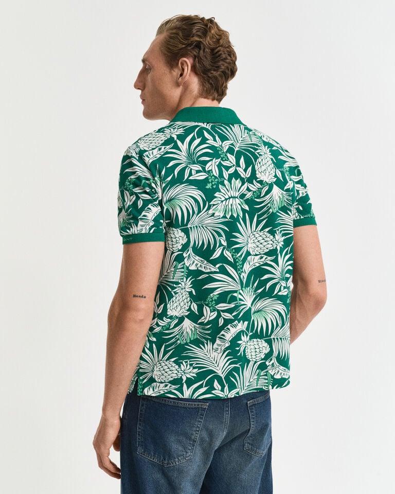 Gant Polo Con Estampado Tropical