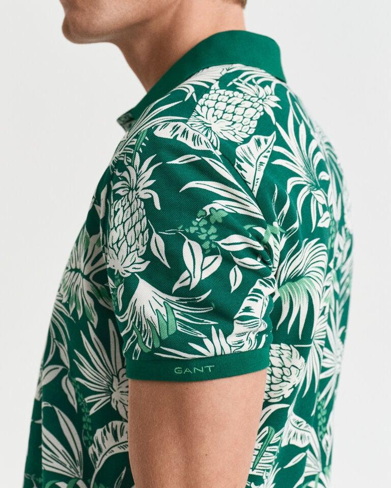 Gant Polo Con Estampado Tropical