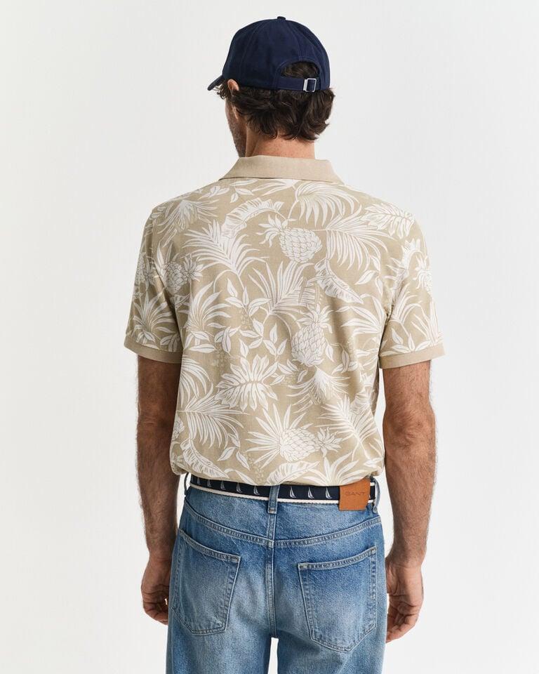 Gant Polo Con Estampado Tropical