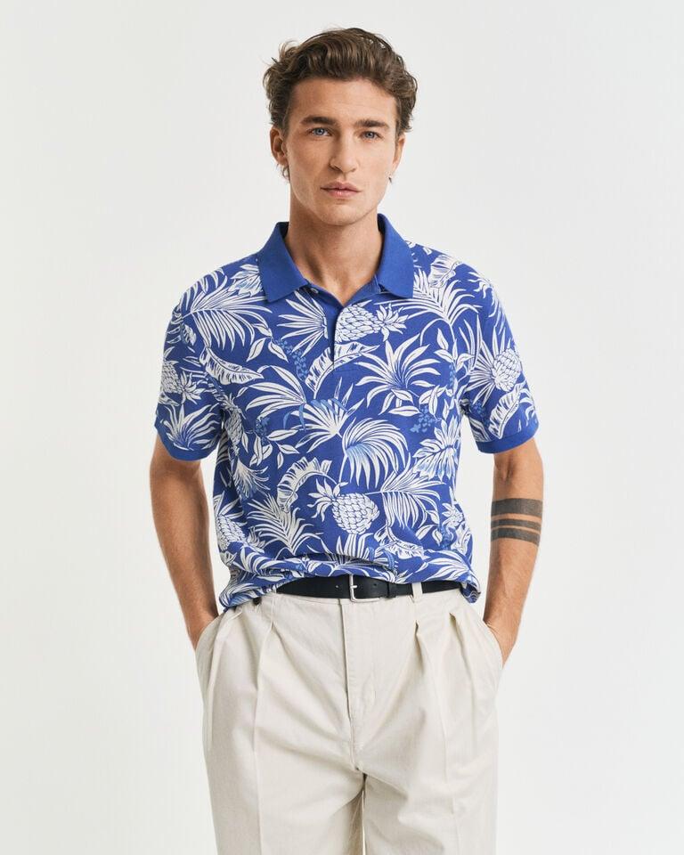 Gant Polo Con Estampado Tropical