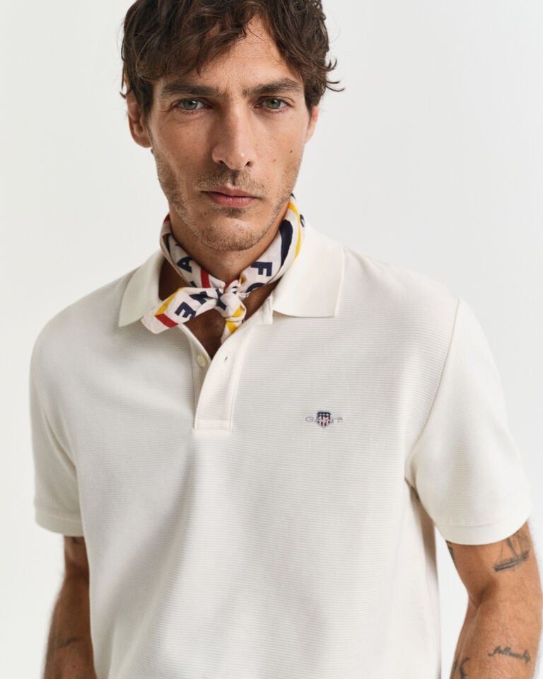 Gant Polo Con Textura