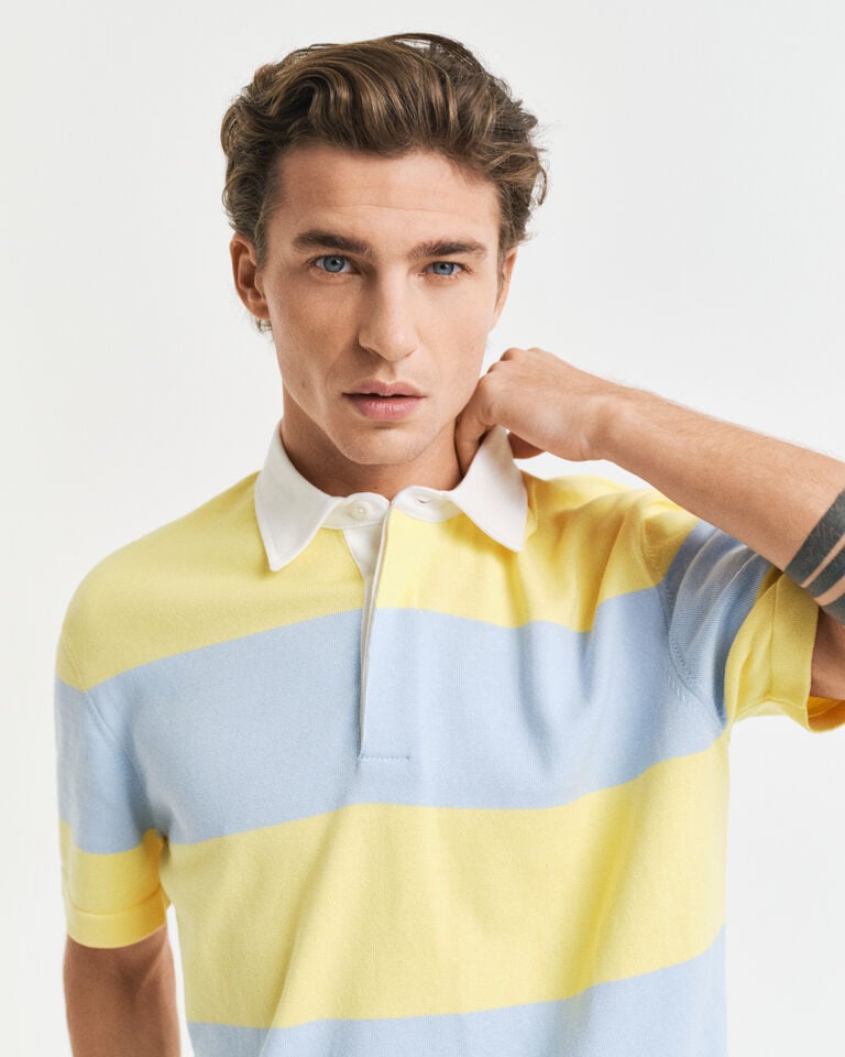 Gant Polo De Algodón A Rayas