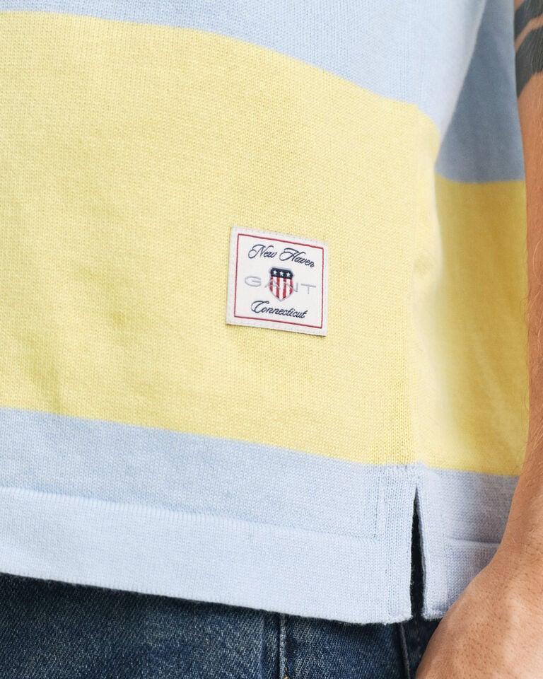 Gant Polo De Algodón A Rayas