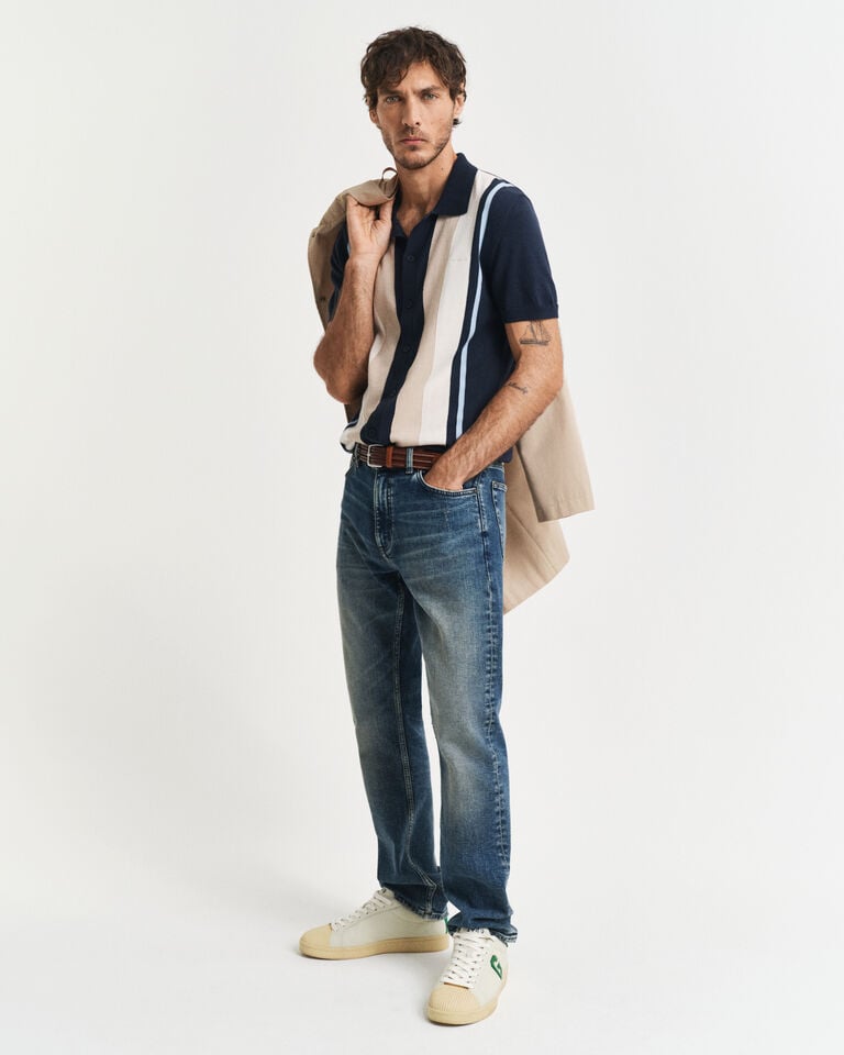 Gant Polo De Algodón Con Bloques De Color