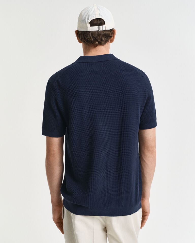 Gant Polo De Algodón Micro Textured