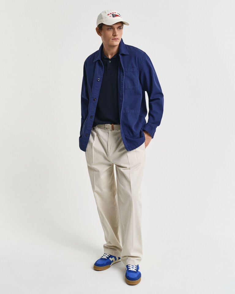 Gant Polo De Algodón Micro Textured