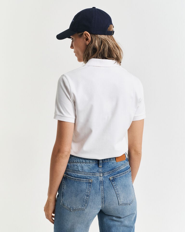 Gant Polo De Piqué Con Cuello Contrast